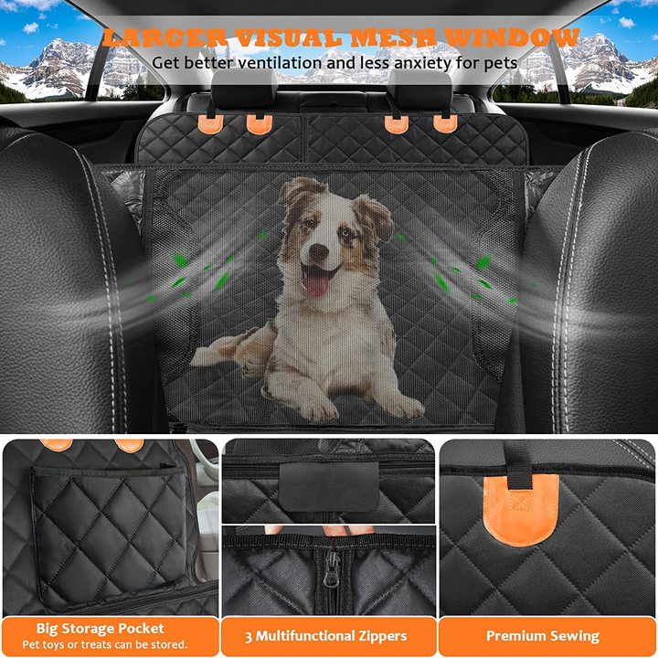 Waterproof Fordable Seat Protector Hammock Pets Dog Car Seat Cover Pet/dog Backseat Cover for Car Rear Back Seat
