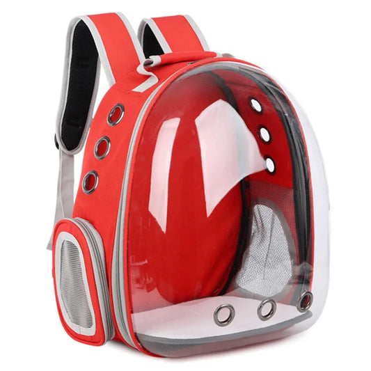 Transparent Capsule Pet Carrier – Spacious & Sturdy Tote‑Backpack for Outdoor Travel
