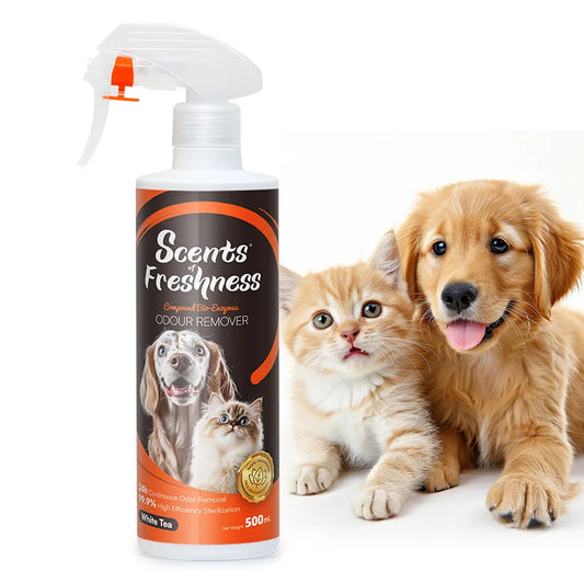 Pet Odor & Stain Remover Spray – Enzyme Cleaner for Dogs & Cats