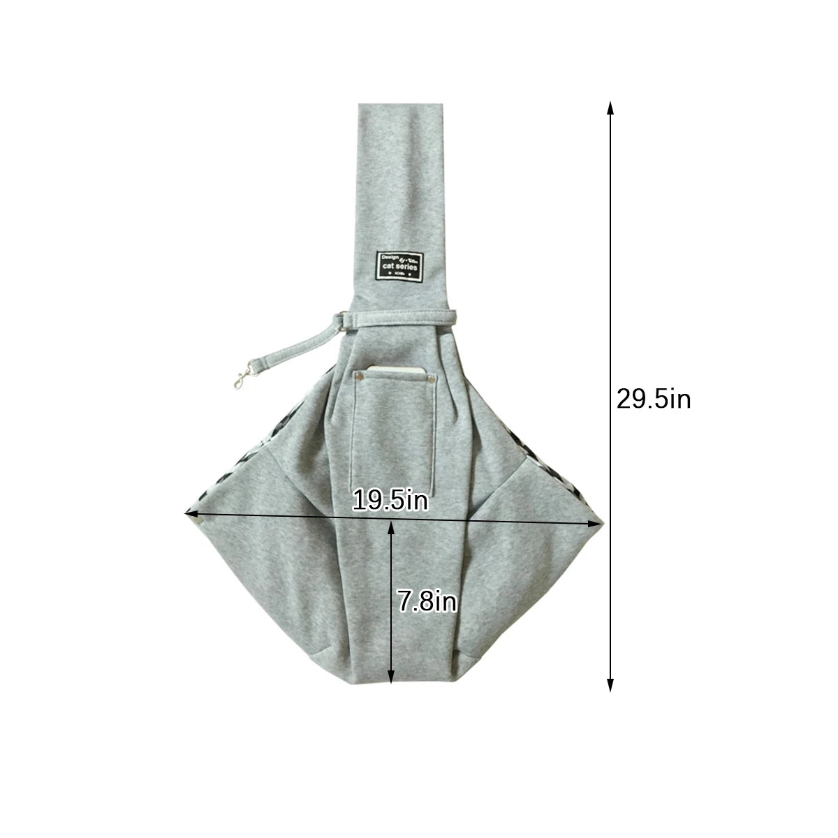 Pet Carrier Sling Bag – Comfortable Shoulder Tote for Cats & Small Dogs