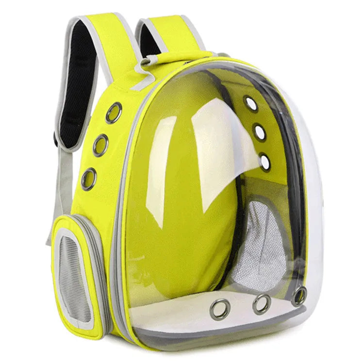 Transparent Capsule Pet Carrier – Spacious & Sturdy Tote‑Backpack for Outdoor Travel
